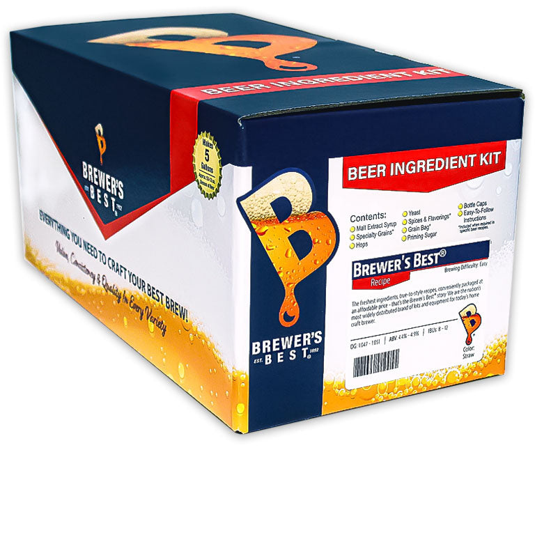 Continental Pilsner Brewer&#39;s Best Ingredients Kit (Clearance) Assembled January 2024